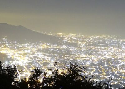 Napoli illuminata, vista dal monte Faito